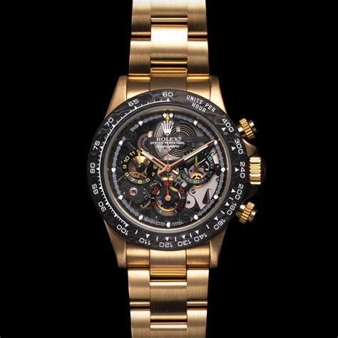 sean john fake skeleton watch